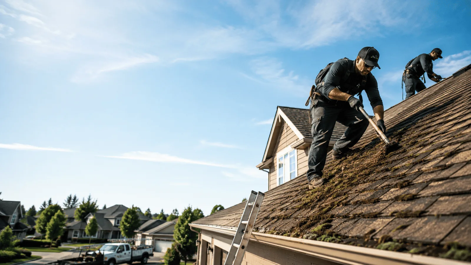 Roof Moss Removal in Penhook, VA near me